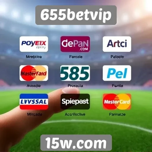 Métodos de pagamento aceitos no 655betvip